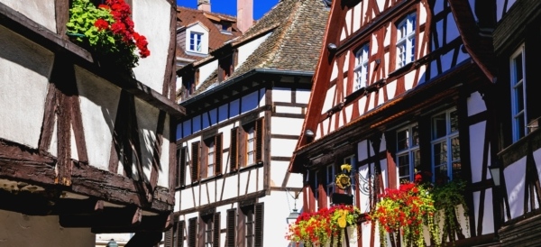 Timbered houses in Alsace