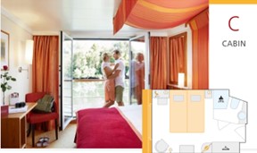 355 Rio Sena - barco cabines cat D e C