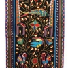 Africa | 'Tree of Life with African Animals'. Kaross Textiles; Hand embroidered from the Shangaan tribe of Limpopo Province, South Africa.: