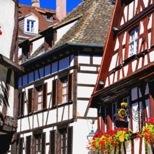 Timbered houses in Alsace
