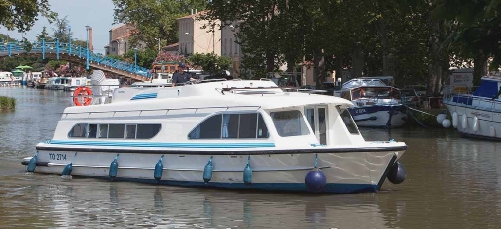 Barco Calypso 1001 1002 Alsácia Canal du Midi